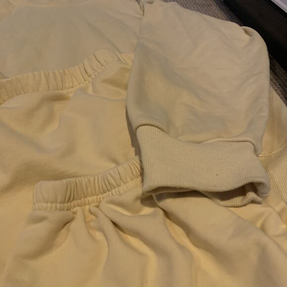 PARKE Embroidered Butter Yellow Sweatpants Joggers Hoodie Size 2XL Lot 2 - Picture 5 of 15